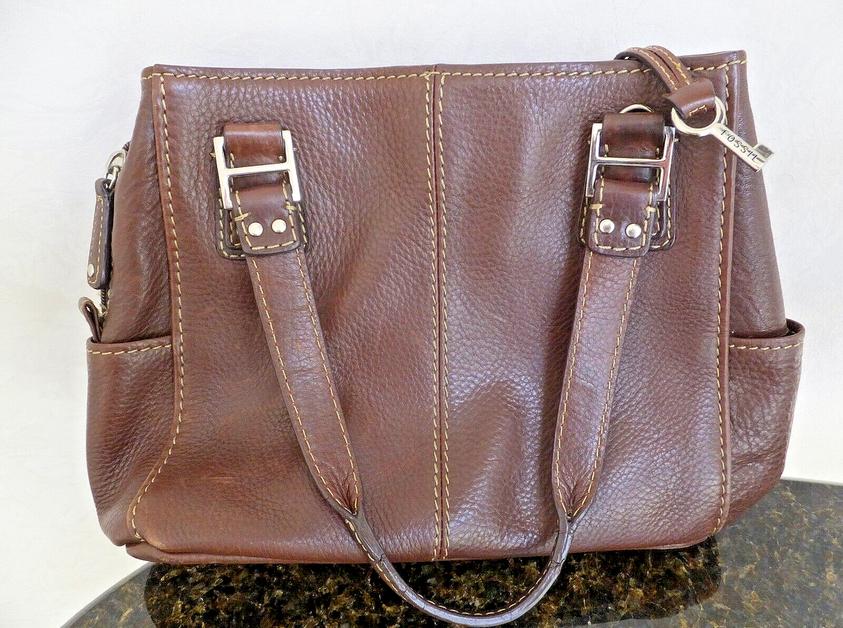 FOSSIL　メンズバックLINEAGE　ブラウン Bags For Men: Durable Leather, Canvas & Fashion Bags For Him