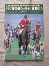 HORSE and HOUND - JAN 31 1985 - RICHARD PITMAN PREVIEWS HUNTERS CHASE SEASON