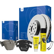 ATE Bremsensatz + Ceratec + Bremsenreiniger +  WK BMW X5 E53 324mm HINTEN