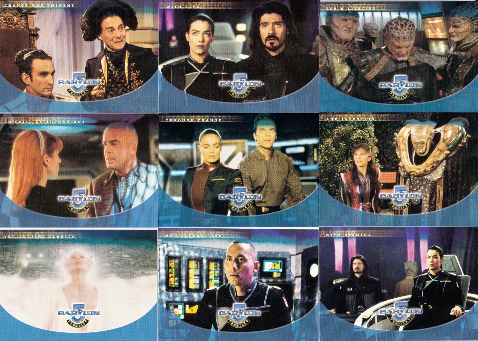 BABYLON 5 PROFILES 1999 SKYBOX COMPLETE BASE CARD SET OF 100 TV - Picture 2 of 2