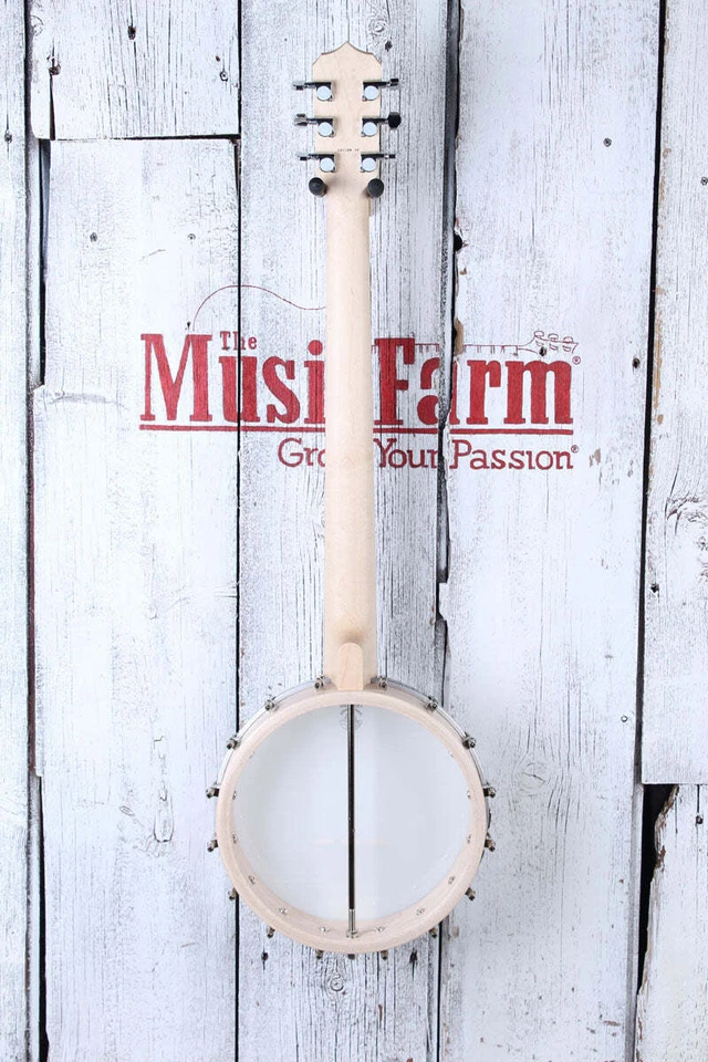 Deering Goodtime 6 Banjo Guitar 6 String Open Back Banjotar Made in USA - Image 4 of 4