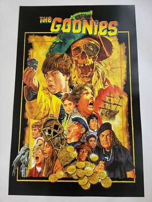 The Goonies movie poster (f)  : 11 x 17 inches - Goonies poster - Corey Feldman