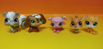 High # Littlest Pet Shop RARE LPS Lot 100% Authentic Monkey Dog Cat Squirrel