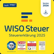 BUHL WISO Steuer 2026 | Steuerjahr 2025 Code per Mail
