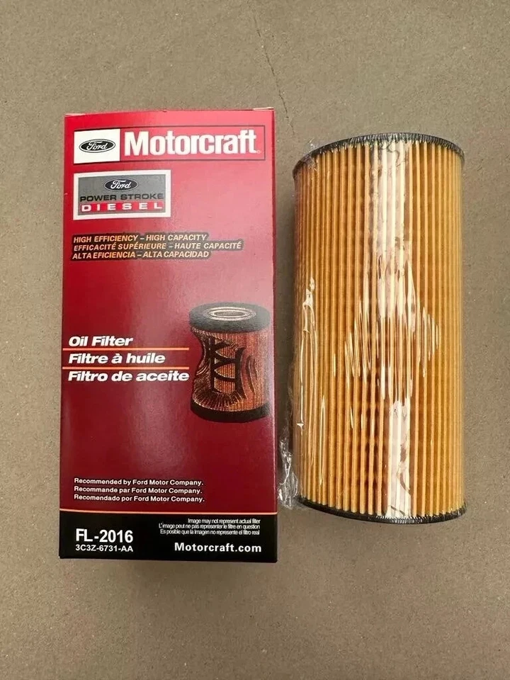 Nuevo filtro de aceite Ford Motorcraft FL-2016 PowerStroke 6,0 L 6,4 L diésel Foto 4 de 4