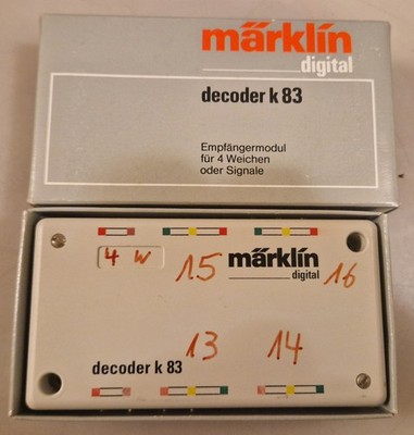 Märklin H0 Digital Decoder k83, 6083 in Ovp
