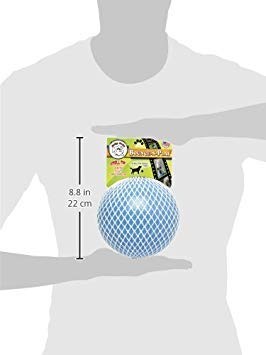 Jolly Pets Bounce N Play 6 Inch Dog Toy Ball Blueberry Durable Floating Toy