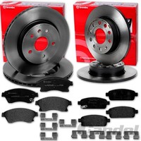 Brembo Bremsscheiben + BelÄGe Vorne + Hinten FüR Opel Astra J Limo Caravan Gtc