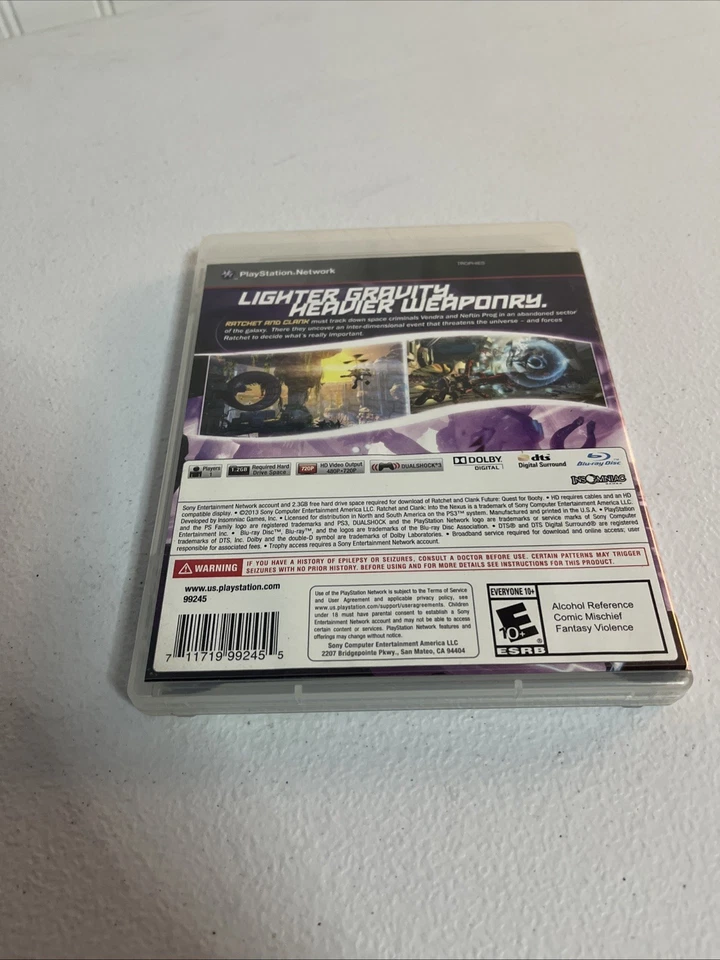 Ratchet & Clank: Into the Nexus - Sony PlayStation 3 Clean CIB!! - Image 2 of 4
