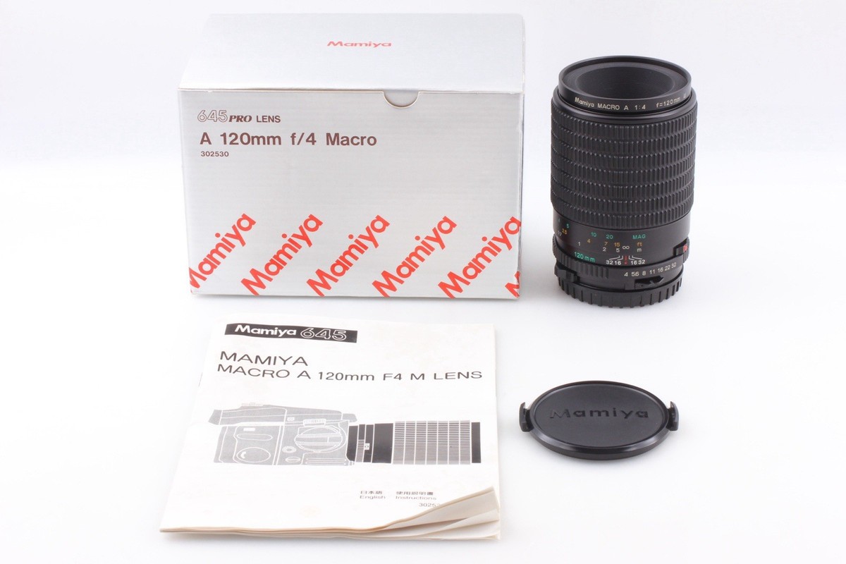 N MINT+++ w/ Box] Mamiya Macro A 120mm f/4 Lens For M 645