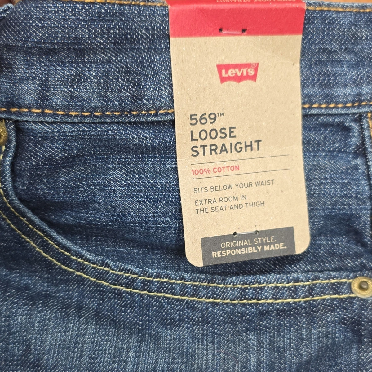 Levi's 569 Jeans for Men in 32 Inseam for sale - eBay