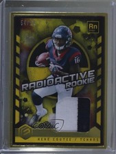 2018 Panini Elements Radioactive Rookie Materials Gold 54/99 Keke Coutee 0l1