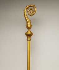 Wooden CROZIER Polish Staff Crosier Bishop Quality Craftsmanship, 70" Christmas