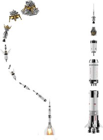 LEGO Ideas LEGO NASA Apollo Saturn V 21309 Building Toy