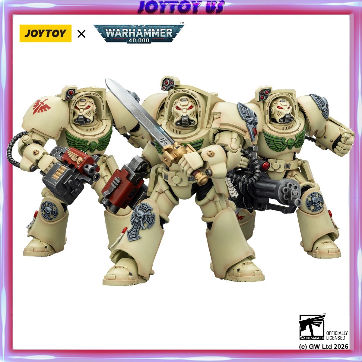 JOYTOY 40Kダークエンジェル 1/18スケール 3点セット JOYTOY Warhammer 40K 1/18 Action Figures Dark Angels Deathwing