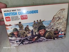 ESCI WW II British Commandos Soldier Figures in Box 1/72 210