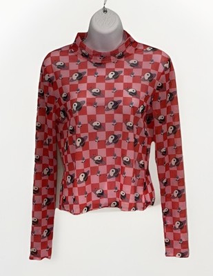 LALA Cropped Top Long Sleeve ~ Women s Size M