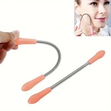 Facial Hair Remover Spring Stick Epilator Threading Beauty Tool Upper Lip Chin