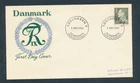 D486710 Denmark FDC King Frederik IX 1961