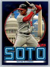 Juan Soto 2021 Topps Series 2 Highlights Blue JSH-15 Washington Nationals