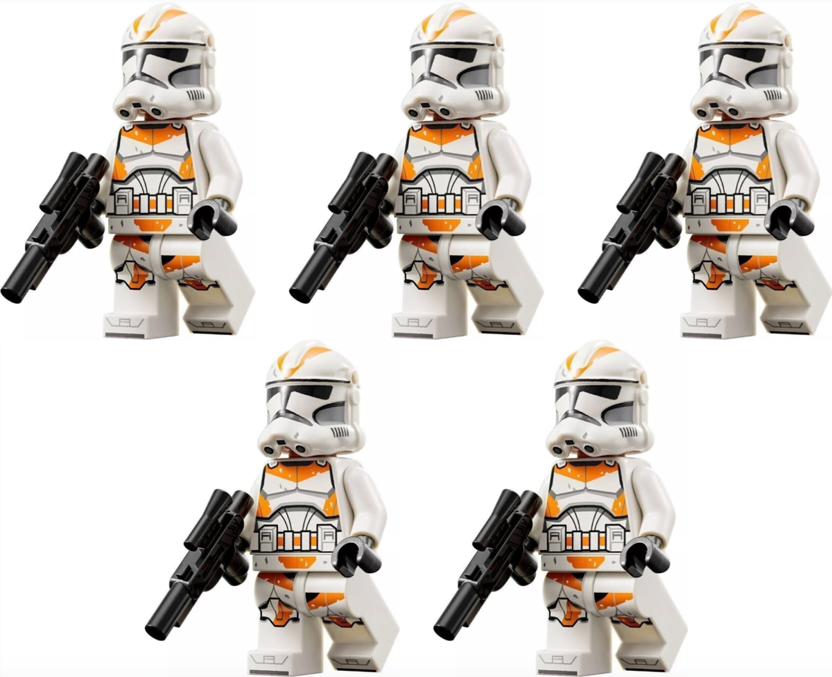 LEGO Star Wars Phase 2 Clone 212th Trooper Minifigure LOT of 5x