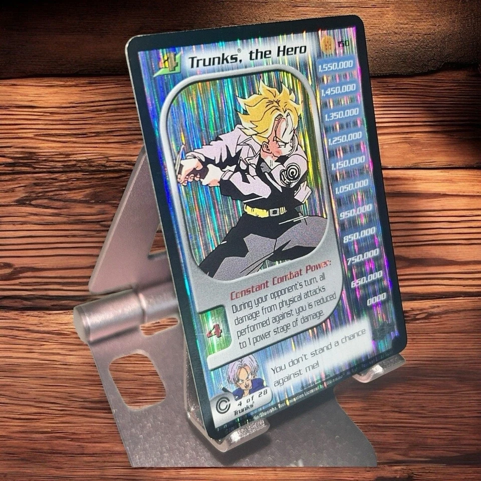 Trunks The Hero Foil RARE 150 LV4 DBZ TCG Dragon Ball Z Score CCG - Image 2 of 4
