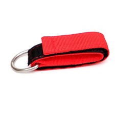 Scuba Diving Wrist Band Nylon Webbing Belt Sticker Stainless Steel D-ring Strap