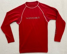 kooga rugby Base layer Compression Shirt Red Mens XL Workout Gym B27