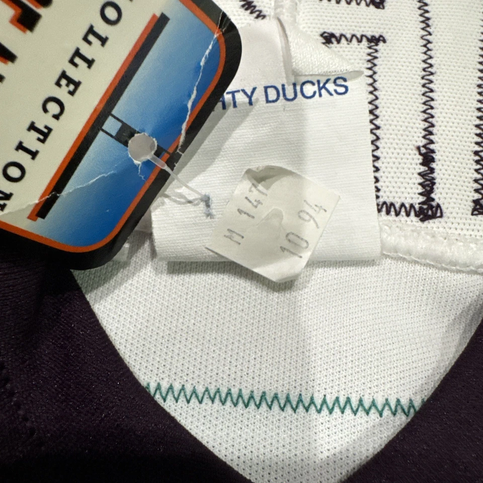 NUEVOS ETIQUETAS Paul Kariya Anaheim Mighty Ducks CCM Center Ice NHL Hockey Jersey Talla 52 Foto 4 de 4