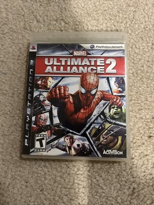 Marvel: Ultimate Alliance 2 (PlayStation 3, 2009) PS3 Complete W/ Manual Tested
