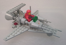 Vintage EXC LEGO Space Set 6861 X-1 Patrol Craft Complete w/ Box, Manual