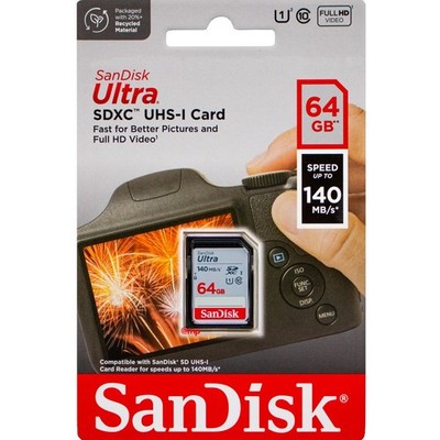 SanDisk Ultra 64GB SDXC Speicherkarte SD Karte SD SDSDUNB-064G-GN6IN
