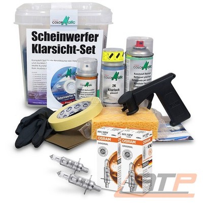 OSRAM H1 ORIGINAL LINE NEBELSCHEINWERFER + COLORMATIC SCHEINWERFER AUFBEREITUNG