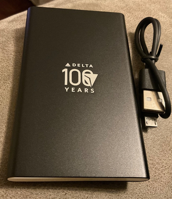 #ad Delta Airlines 100th Year Centennial Travel Battery Bank 4000MaH $39.99