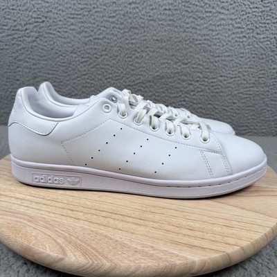 Adidas Stan Smith Shoes Mens 11.5 White Leather Casual Court Walking Sneakers