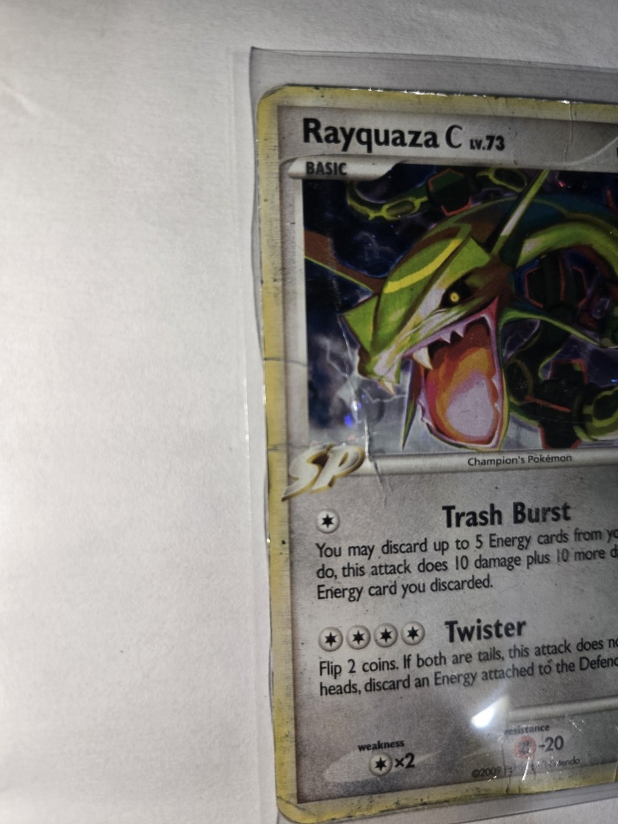 Pokémon Rayquaza C Lv.73 Cracked Ice 8/147 Damaged Card | eBay