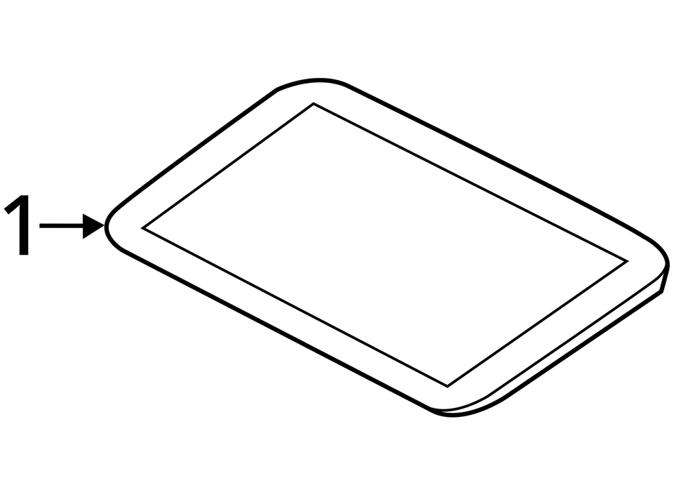 (LOCAL PICKUP ONLY) Roof Glass Fits 11-16 BMW 528i 3003452 Foto 4 de 4