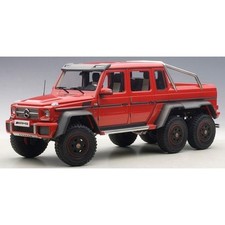 AUTOart 1/18 Mercedes Benz G63 AMG 6X6 Red Mini Car