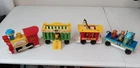 Vintage Fisher-Price Little People Circus Train #991 with Animals - Horn Works!!