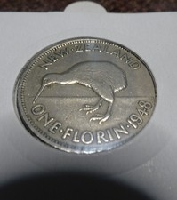 NZ 1948 Florin