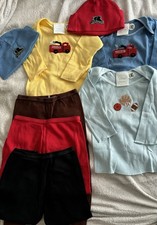 Little Chums 6 Months Baby Clothes Lot Fire Truck Sports Pants Tops Hat 