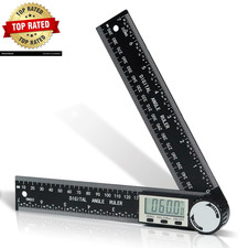Third Generation Protractor Angle Finder Digital Angle Ruler with 7Inch/200Mm An