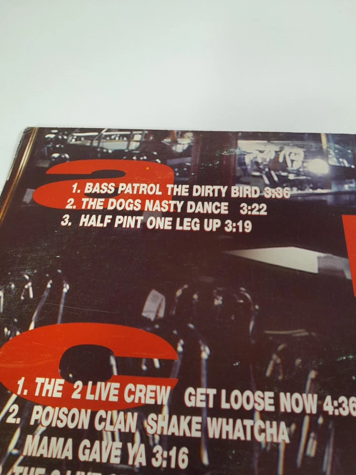 Booty Club Classics" Vinyl Lp Missing Lil Joe Records side A B Only 2 Live Crew - Image 3 of 4