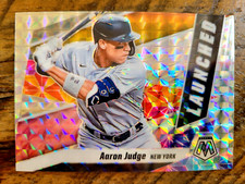 2021 Panini Mosaic Baseball Silver Mosaic Prizm Launched Aaron Judge Yankees
