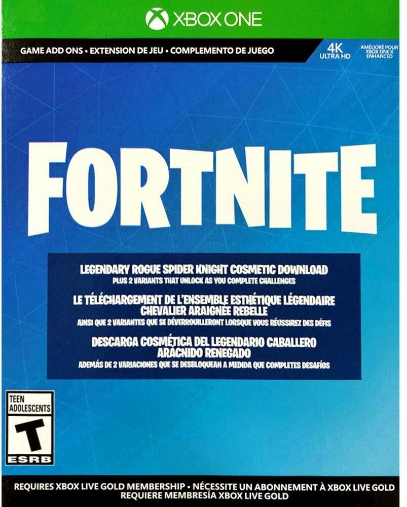 Rizado código Soviético Fortnite Legendary Rogue Spider Knight Outfit + 2000 V-Bucks - Xbox One Key Card 889842987867 | eBay Rizado código Soviético Fortnite Legendary Rogue Spider Knight Outfit + 2000 V-Bucks - Xbox One Key Card 889842987867 | eBay