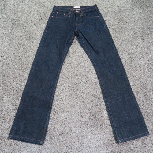 Unbranded Brand Jeans Mens 29 Blue UB301 14.5 oz Selvedge Denim Straight 29x32 - 第 1/12 張圖片