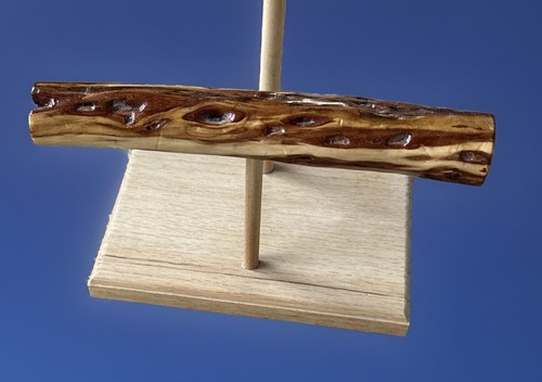 Diamond Willow Necklace Bracelet Stand Homemade Beautiful Rustic Jewelry Holder - Picture 3 of 6