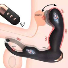 Multi-speed Wiggle Motion Prostate Massager Dual Motor Male Waterproof Vibrators