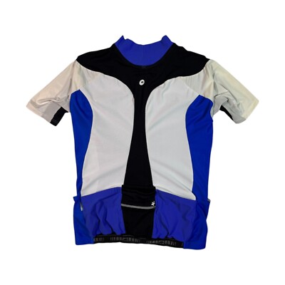 Assos Cycling Jersey SS.13 Blue & White | eBay