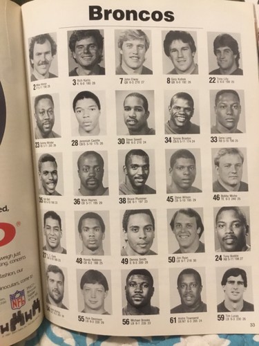 1988 BRONCOS, BROWNS AFC CAMPEONATO JUEGO PROGRAMA "THE FUMBLE" - Imagen 4 de 7